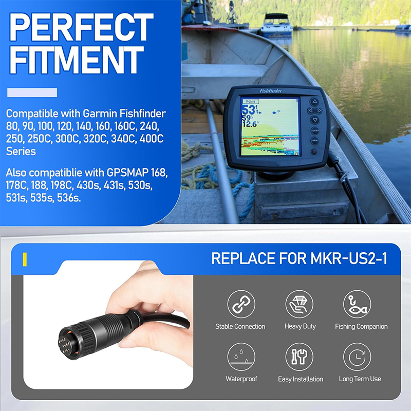 Cabo Adaptador Universal MKR-U - Fish Finder Cable avaliação e preço