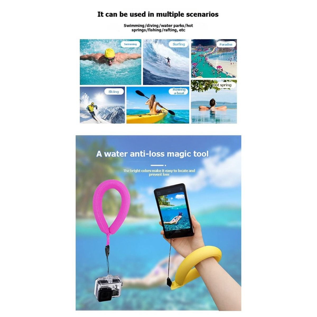 Alça de Pulso Flutuante L70A p - Underwater Camera avaliação e preço