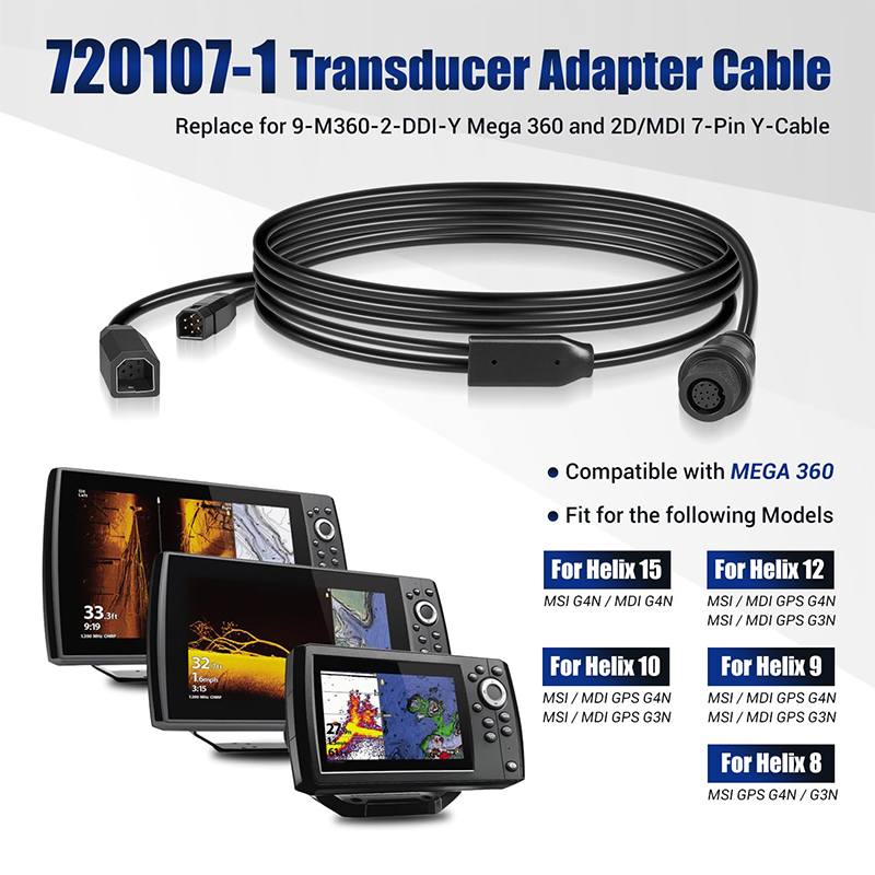 Cabo Adaptador de Transdutor 7 - Fish Finder Cable avaliação e preço