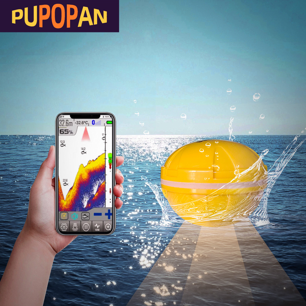 Pupopan 100m novo telefone int - Fish Finder Cable avaliação e preço